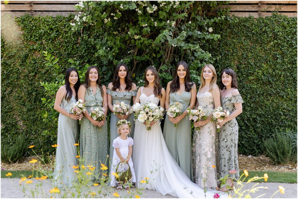 Flora Farms Wedding Bridesmaids & flower girl